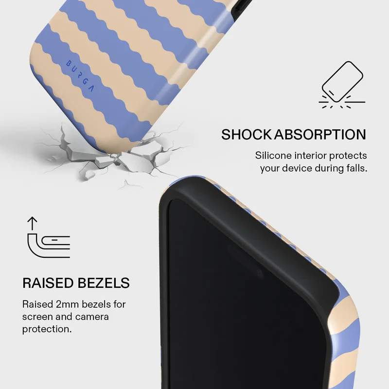 Burga iPhone 17 Pro Max Splash Burga iPhone 17 Pro Max Splash Premium Case Compatible with Hybrid Dual-Layer Hard Shell + Silicone Protection - Scratch-Resistant Shockproof Mobile Cover  | Best Price UAE
